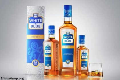 White and Blue Whisky Price in Up